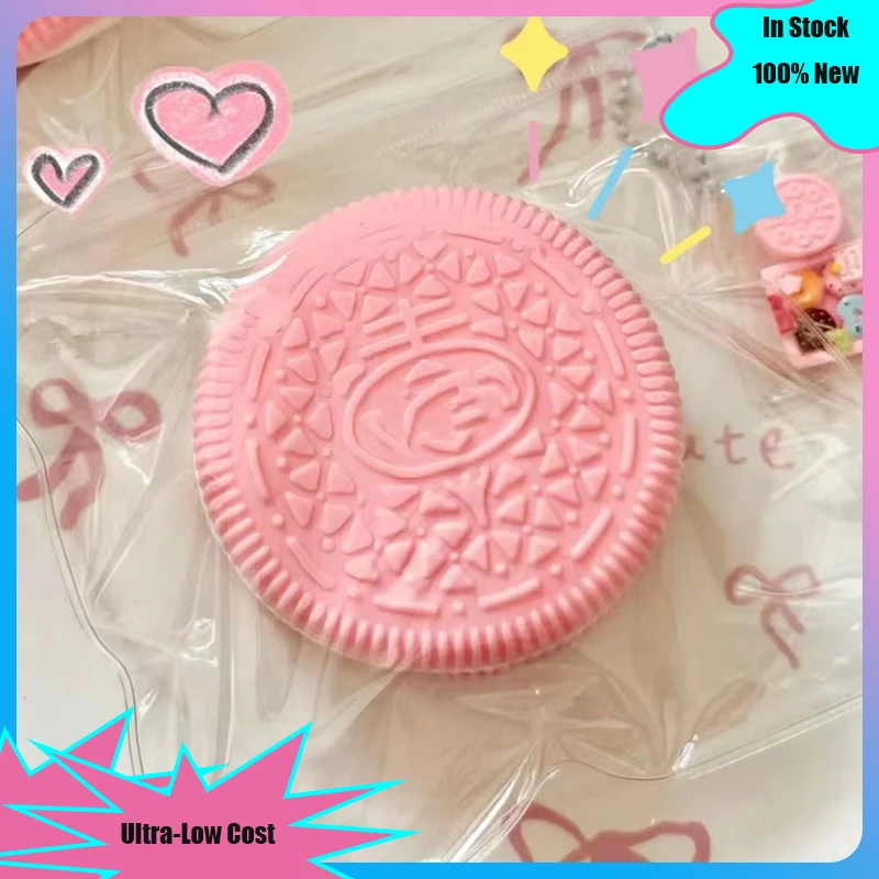 Hot Handmade Silicone For Big Oreo Stress Relief Squishy Toy Mochi Taba Squishy New Fidget Toy Biscuit Pinching Toy