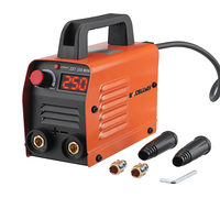 Excellway 250A 220V Mini Electric Welding Machine Portable Digital Display MMA ARC DC Inverter Plastic Welder Weld Device