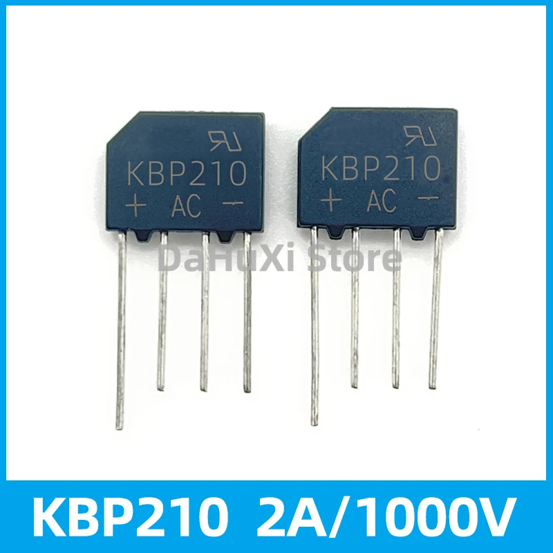 20PCS KBP410 KBP310 KBP307 KBP210 KBP206 Diode Bridge Rectifie 4A 3A 2A 1KV 1000V 700V 600V DIP-4