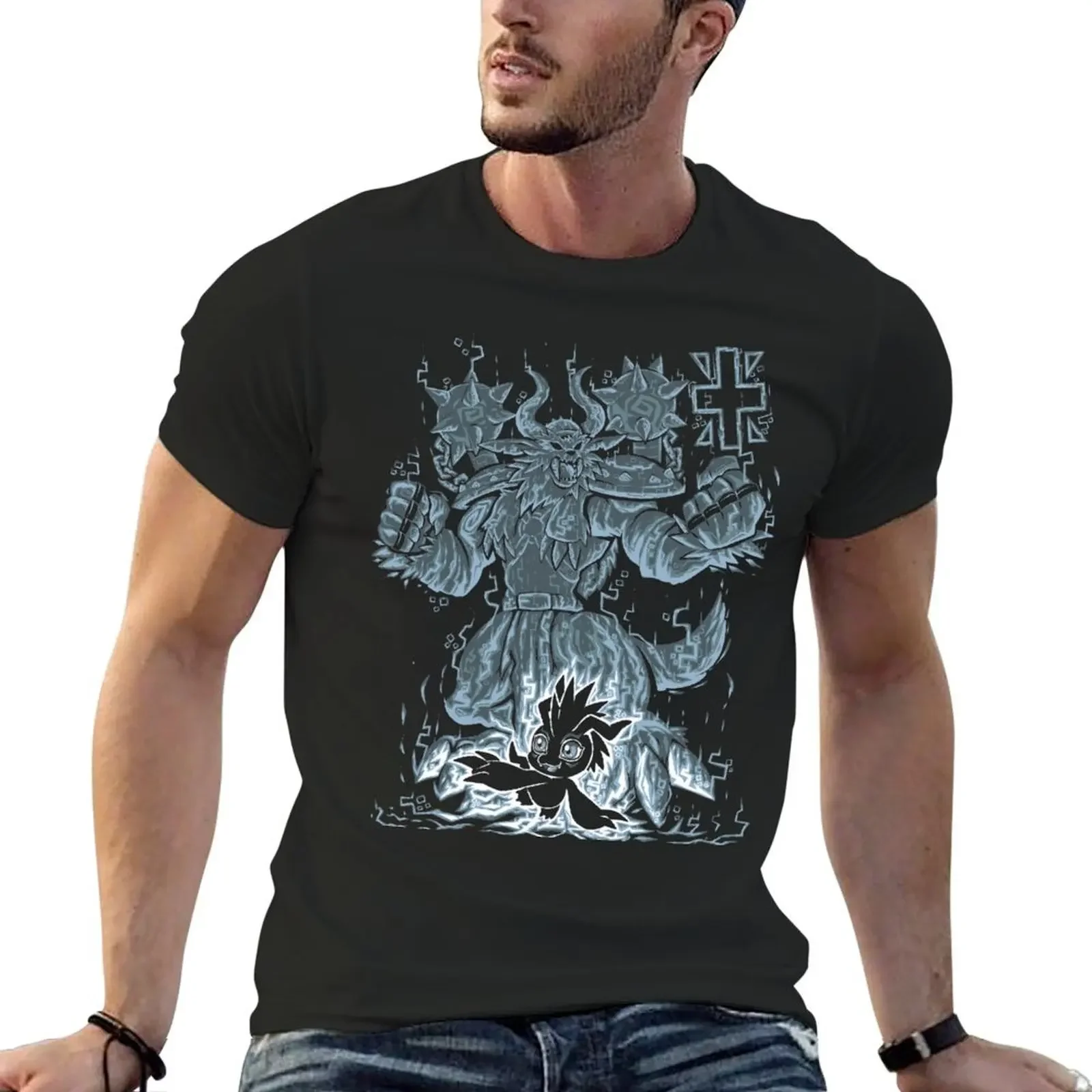 Digital Reliability Within T-Shirt aesthetic clothes anime shirts graphic tee men