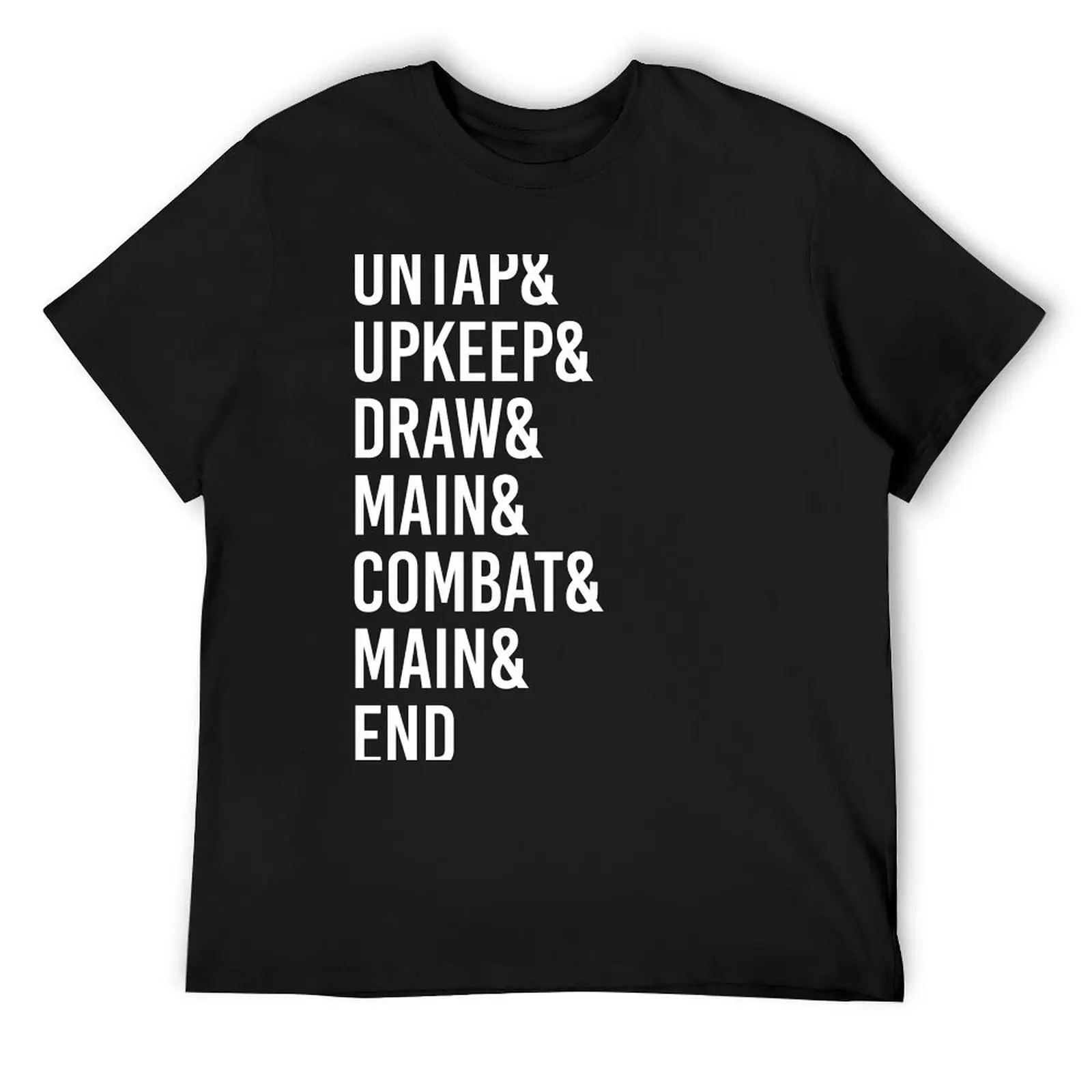 

Magic the Gathering game phases T-Shirt man clothes Funny t-shirts summer 2025 blue archive mens clothes