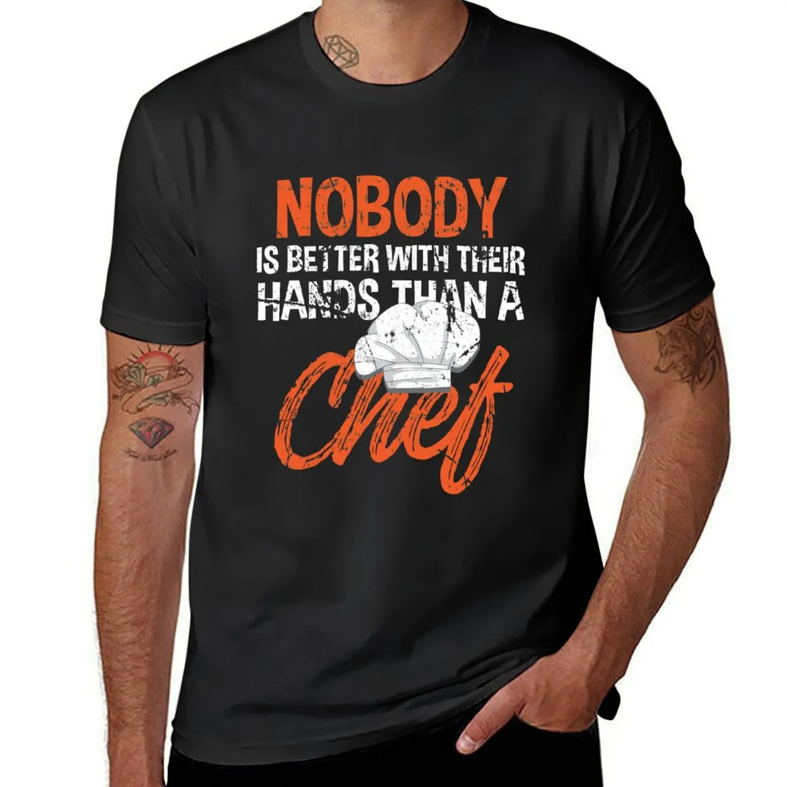 Nobody Is Better With Their Hands Than A Chef T-Shirt animal prinfor boys cute tops tops for a boy mens champion t shirts