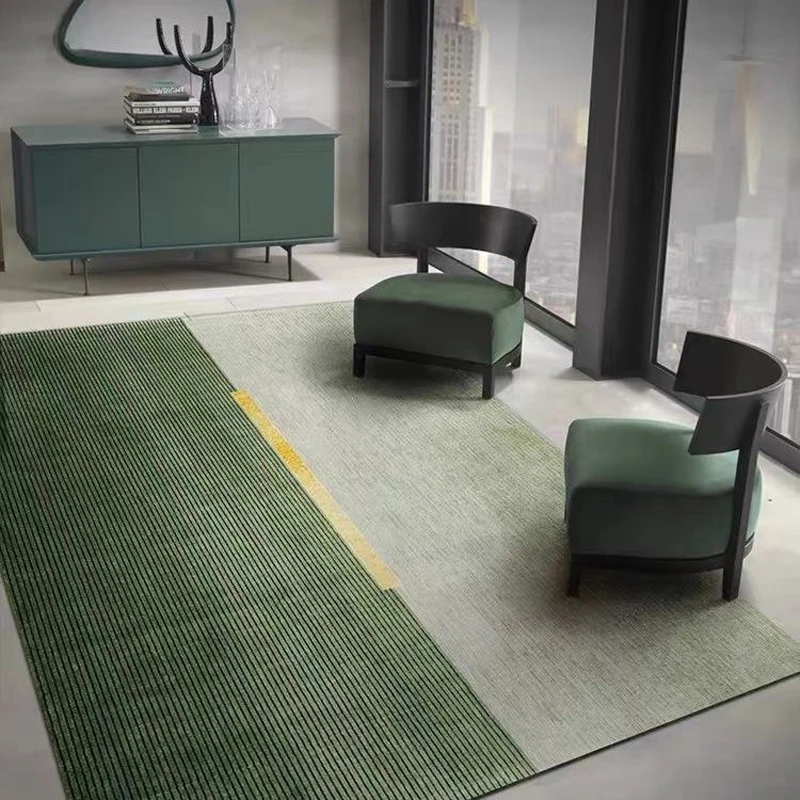 

Carpets for Bed Room Green Nordic Style Simple Living Room Bedroom Bedside Mat Rug for Living Room Girls Room Rug Bedroom Decor