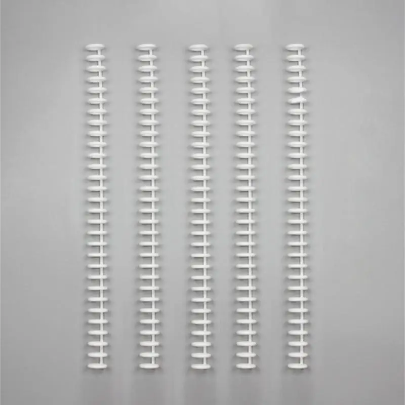 Plastic Notebook Binding Folder Durable And Practical Binding Coil Ring Clamping Strip Not Easy To Break Stationery Accessories