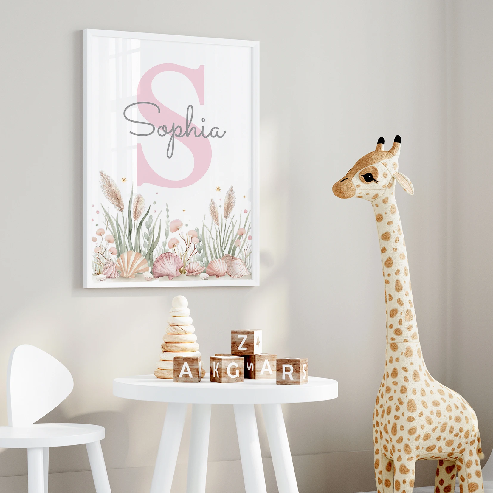 3pcs Personalized Custom Name - Home Decor Wall Pictures recension och pris