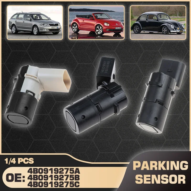 1/4 шт. PDC датчик парковки заднего хода для Skoda Octavia MK2 Volkswagen Beetle VW Campmob VW New Beetle VW Polo MK4 VW Transporter 1/4 шт. PDC датчик парковки заднего хода для Skoda Octavia MK2 Volkswagen Beetle VW Campmob VW New Beetle VW Polo MK4 VW Transporter