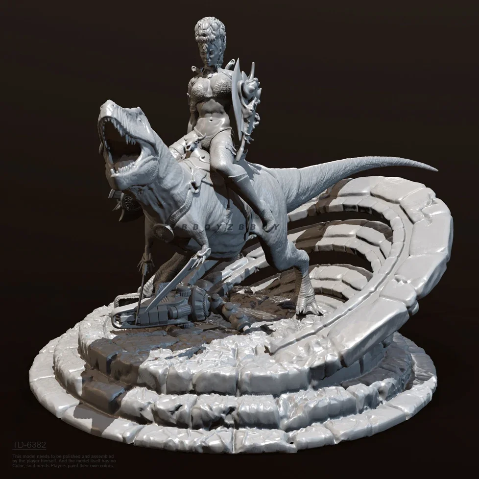 Overall heights 55mm 75mm Resin model kits figure beauty colorless and self-assembled （3D Printing ） TD-6382/3D