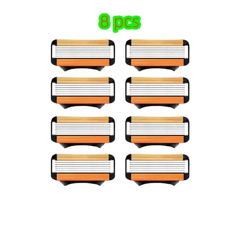 ماكينة حلاقة متطورة تتميز بشفرات من ستة طبقات للكفاءة، وبناء قابل لإعادة الاستخدام يدعم الاستدامة والشفرات المستوردة، أ #3