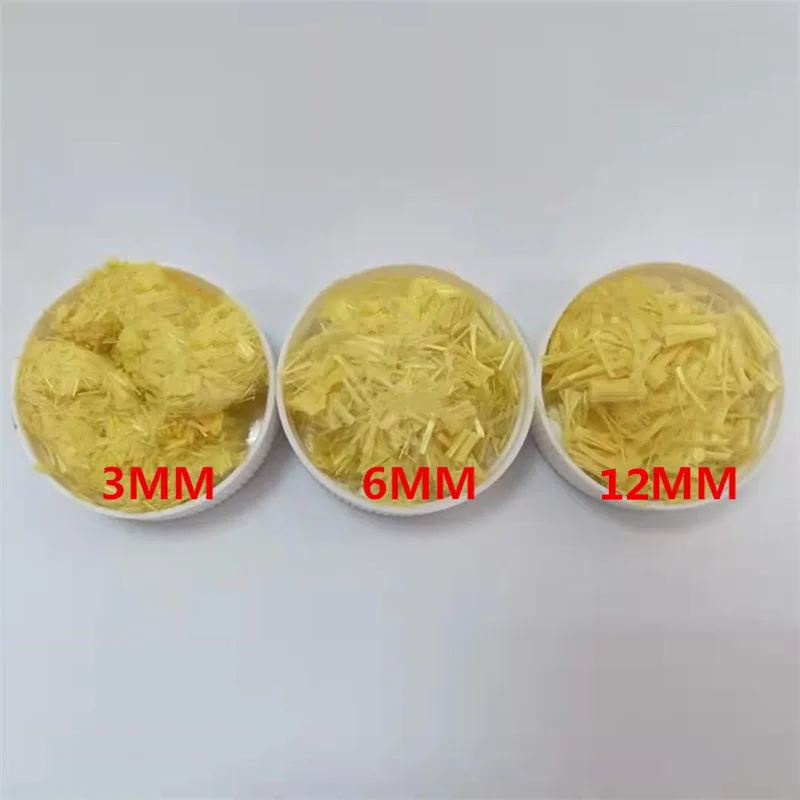 100g Chopped Aramid Fiber Flame retardant and High-temperature resistant fibers Unsaturated Resin Reinforced And Toughened