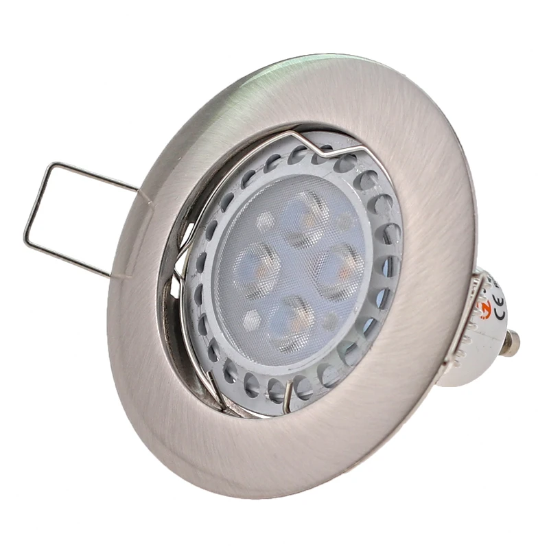 2pcs/lot Factory Sale Surface Mounted LED Spotlight Cutout 70mm Round Fixture Ceiling Frame For GU10 MR16 LED Spot Fitting