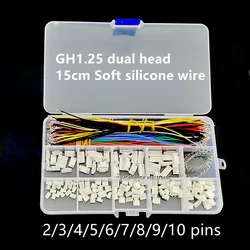 GH1.25 Connectors with Pre-Crimped Silicone Cables Compatible with JST GH 1.25mm for Pixhawk 6C 6X Pixhawk 4 15cm Wires