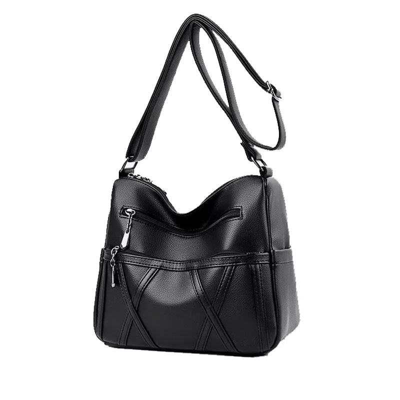 Fashion Casual Simple Wide Shoulder Strap Retro OneMessenger Totes Women's Crossbody Bags New Small Square Handbag Trendy