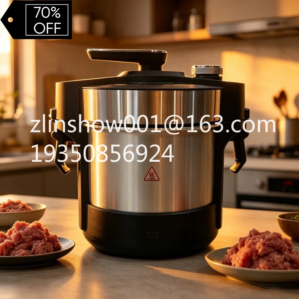 6L large-capacity multi-functional meat grinder, meat grinder, garlic paste and rice paste powder