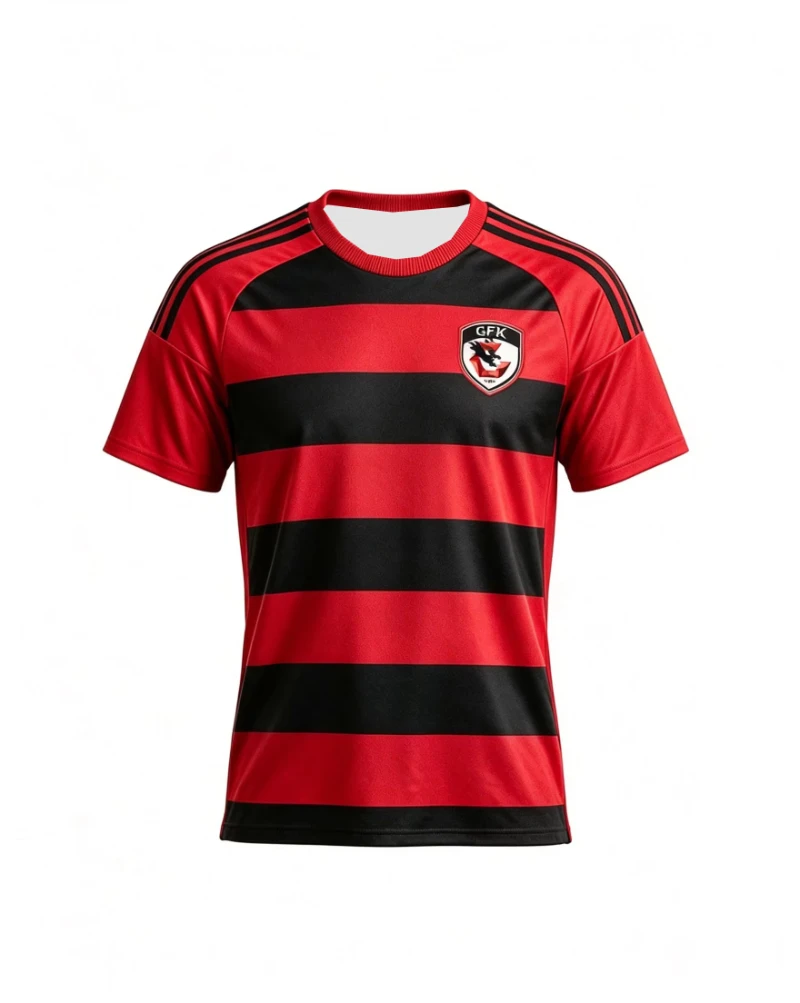 2026 Gaziantep 3D Printed Football Jersey Men's Summer Quick Drying Breathe Short Sleeved T-shirt Family Matching Clothing