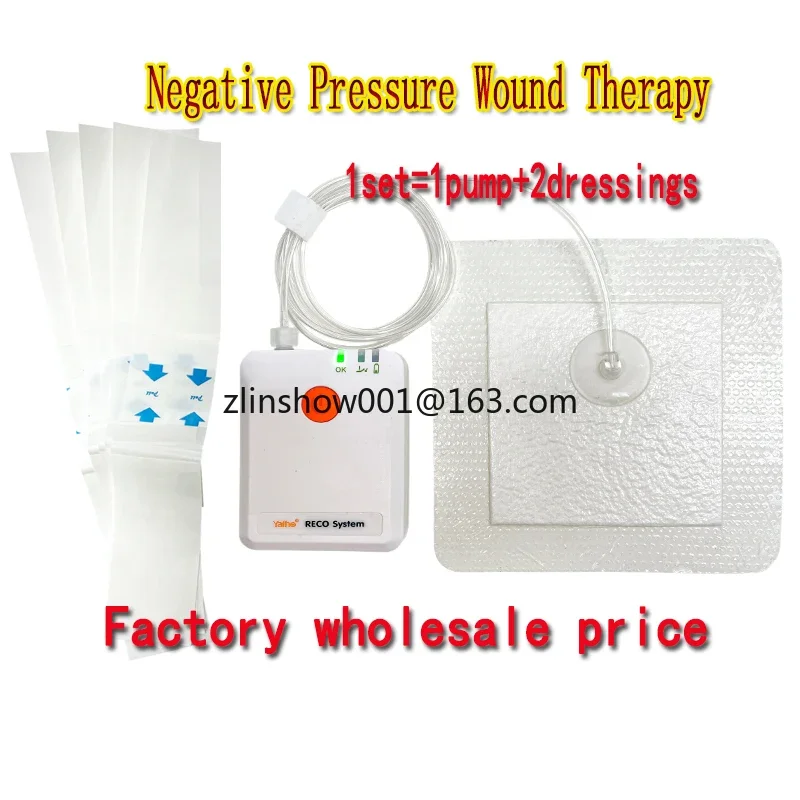 NPWT Negative Pressure Wound Therapy  kit medical dressing with 2 pcs dressing