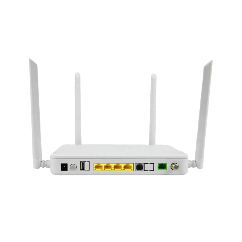 

XPON ONU GPON EPON 2.4G/5.8G dual-band WIFI with multi-SSID CATV RF OUT 4X1G TR069 IPV4 IPV6 FTTH Fiber optic equipment