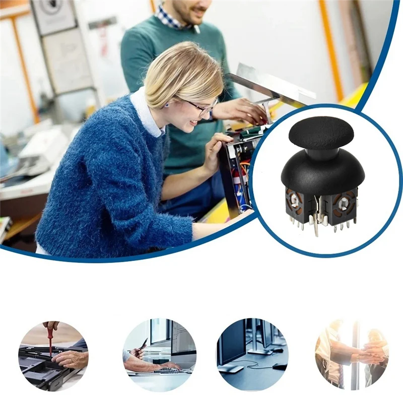 -A14E 30 個 3D ジョイスティックポテンショメータ + ジョイスティックキャップ PS2/360 ゲームコントローラ 3D アナログジョイスティック B10K 360