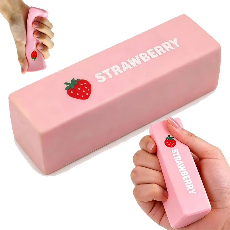 Slow Rebound Butter Squeeze Stress Balls,Squeeze Ball Realistic Butter Stick Soft Squeeze Toys,Upgrade Stress Relief Fidget Toys