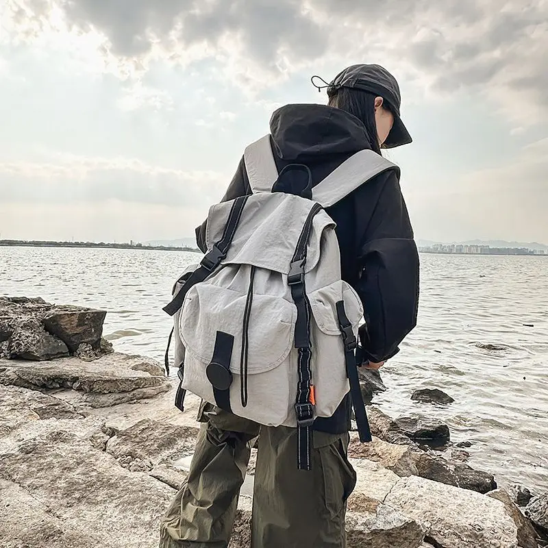 Sac à dos de voyage de grande capacité pour hommes et femmes, sac d'école léger et à la mode, nouvelle collection