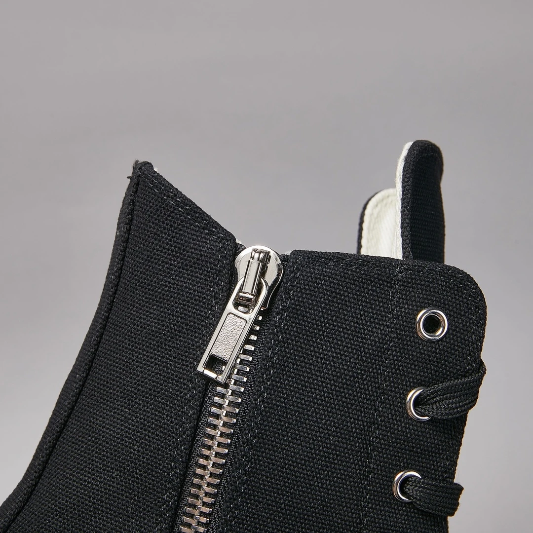 All Black Casual Shoes for Men And Women High-Quality Fashion Canvas Boots Sports Shoes Classic Designer Style