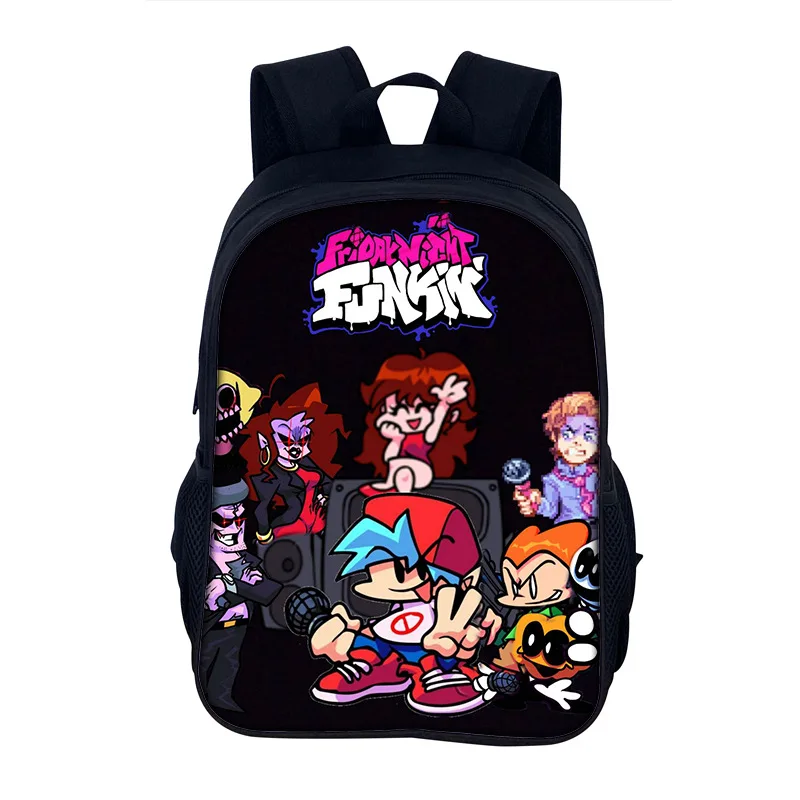 Friday Night Funkin Cartoon Backpack School Bag 40cm/15.7inch Backpack Book Bags Computer Backpack for Boy Girl Best Gift