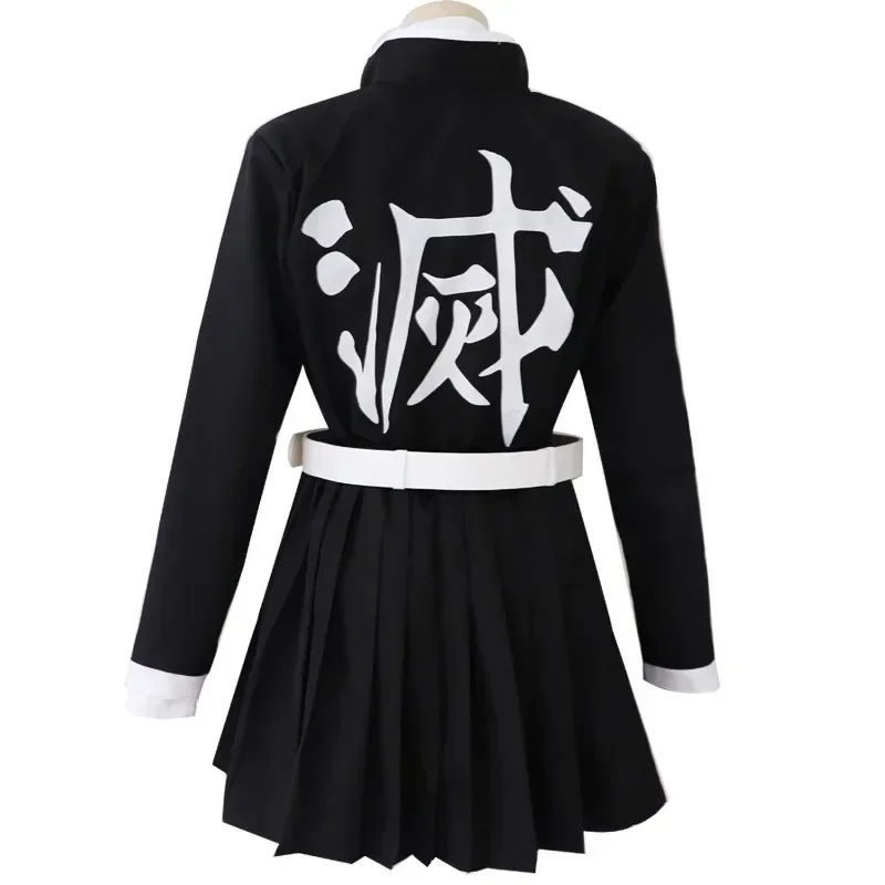 Anime Kostuum Kanroji Mitsuri Cosplay Halloween Vrouw Volwassen Kleding Kids Pruik Uniform Kostiumy dla kobiet