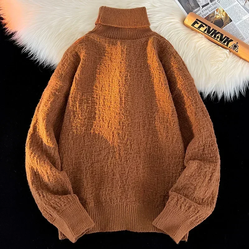 الرجال الرياضة في الهواء الطلق الترفيه يندبروف تنفس محبوك سترة الاتجاه عارضة المألوف تنوعا عالية الرقبة المتعثرة البلوزات