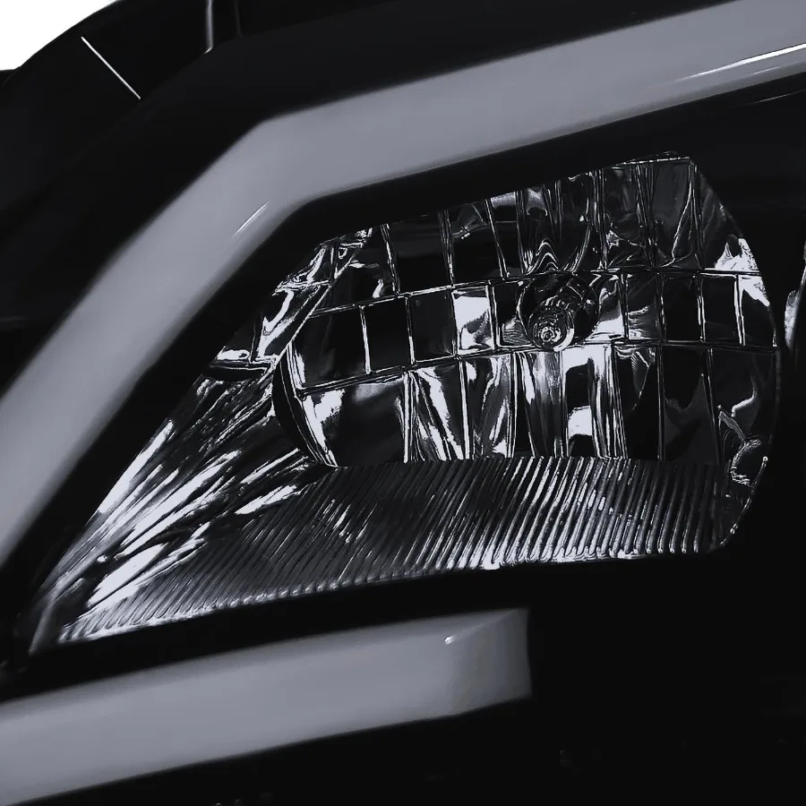 Faros delanteros LED de proyector de humo negro brillante compatibles con Subaru Impreza Outback Sport 2008-2011 Subaru Impreza WRX 2008-2014