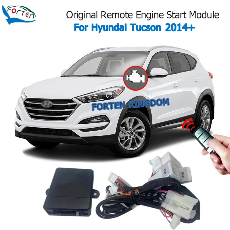 Módulo remoto do sistema de partida do motor do carro para hyundai tucson 2014-2021 plug and play volante à esquerda