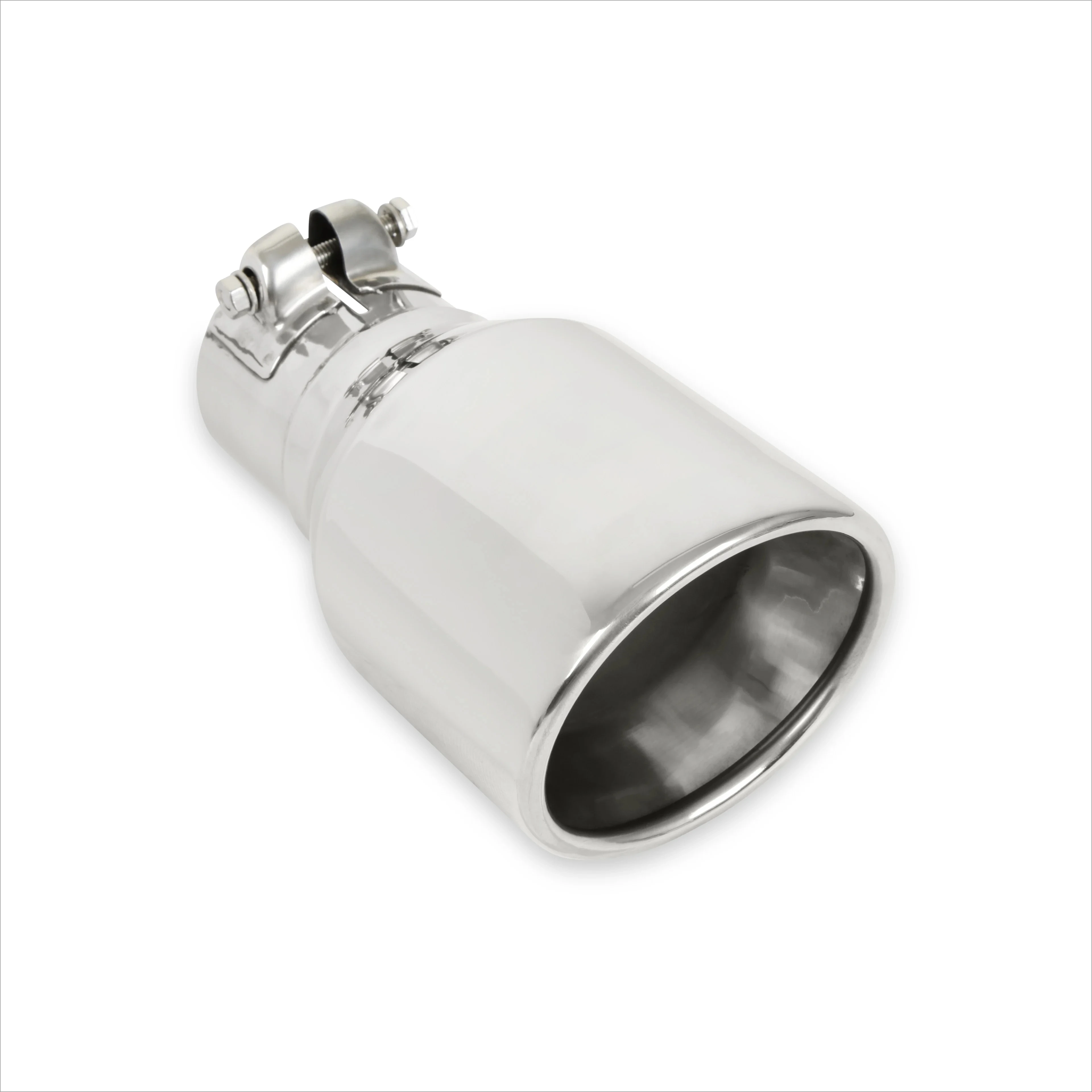 

SXLL Universal High Performance Double Outlet Stainless Steel Polished Exhaust Outlet Exhaust Muffler Tip Tube