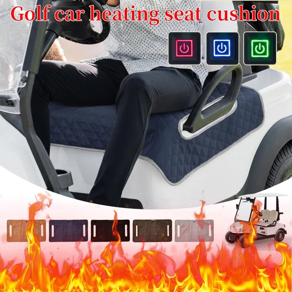Golf Cart Seat Towel Blanket Waterproof Heated Seat Cushion Golf Cart Seat Blanket Golf Gifts for Men Golf Lover