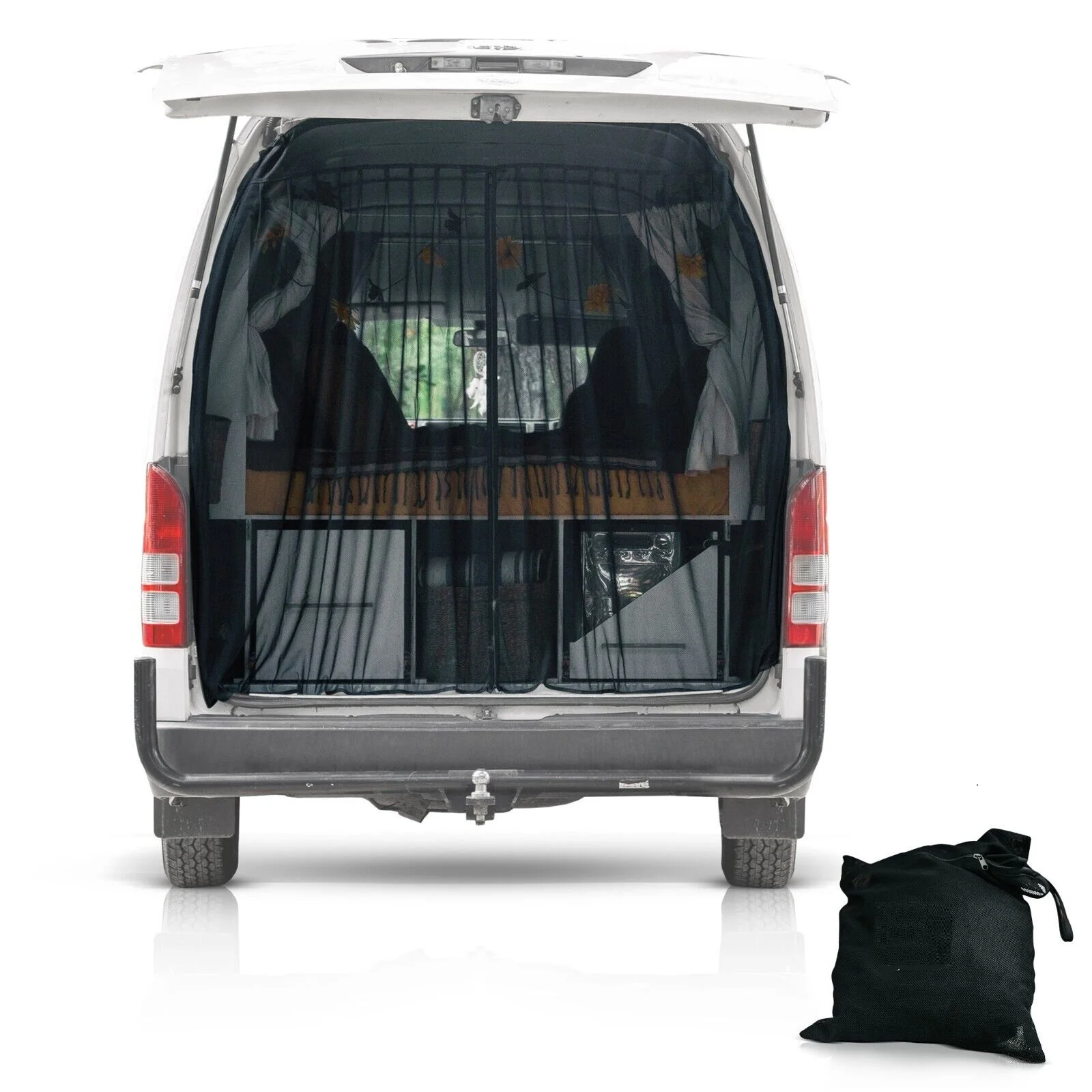 Magnetic Fly Screen for Standard Roof Camper Van Bug Mesh Mosquito Net Screen For ​VW，​Fiat Ducato，Ford Transit