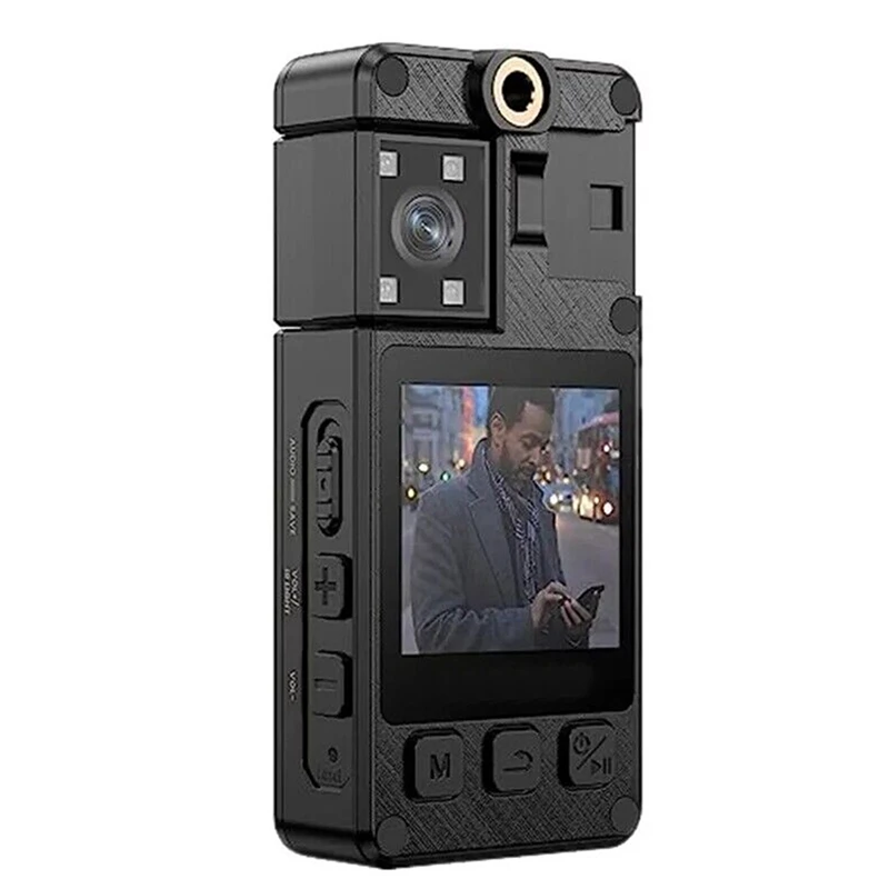 Top-NEW A38 4K Sports Camera Law Enforcement Recorder HD 1296P Infrared Night Vision Multi-Language Voice Recorder