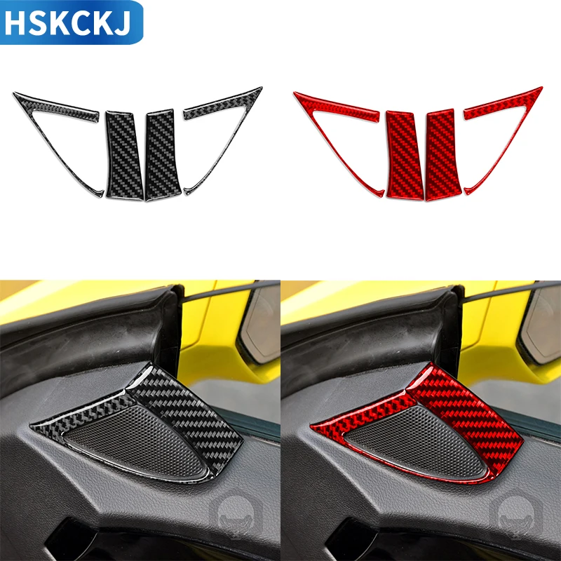 

Дверные динамики из углеродного волокна, Декоративные колонки для Chevrolet Camaro 2010, 2011, 2012, 2013, 2014, 2015