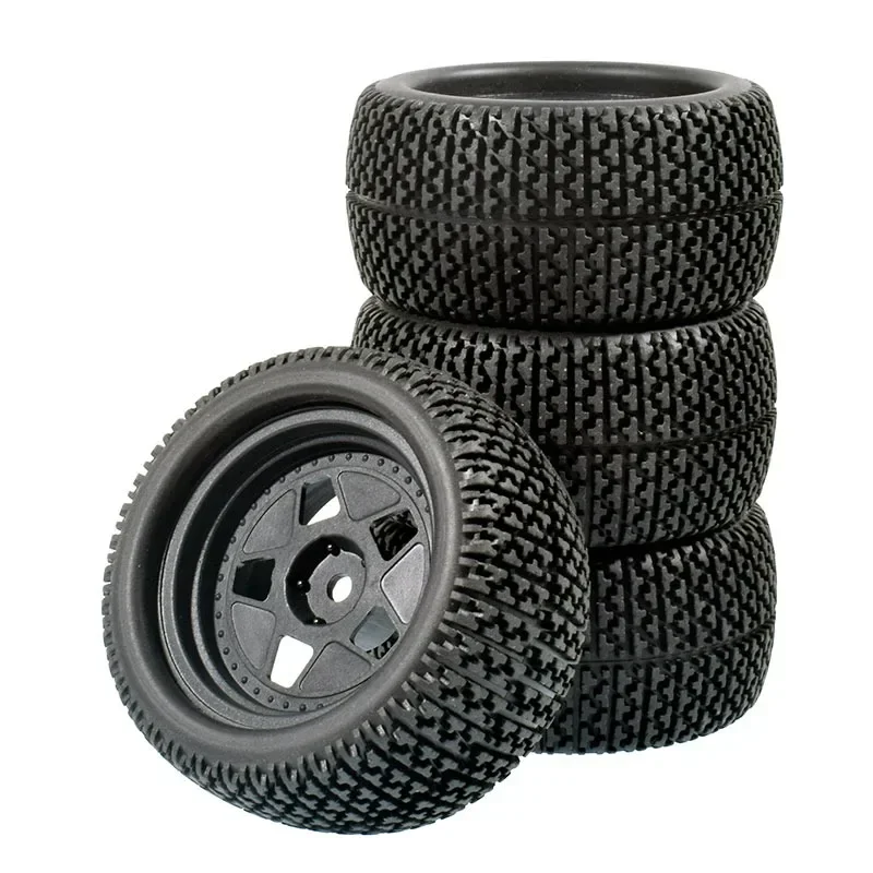 75mm Off-Road Tyre Wheel Tires for Wltoys 144001 144010 124007 124016 124019 Fit 1/10 1/12 1/14 RC Car HSP