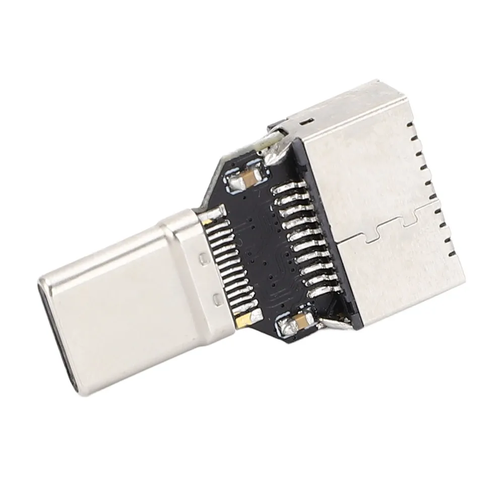 20Gbps USB 3.0 Type C Male to Type E Female Adapter Compact Size Plug and Play USB Type C Converter Small Size Easy to Use