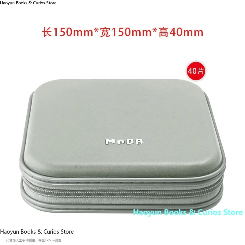 Hitam、Perak、40 pcs/pak、Tempat CD di Visor Mobil、Dompet CD、Tugas Berat、Anti Gores、Kantong Pelindung CD、Kantong Penyimpanan Disk、Sarung CD DVD