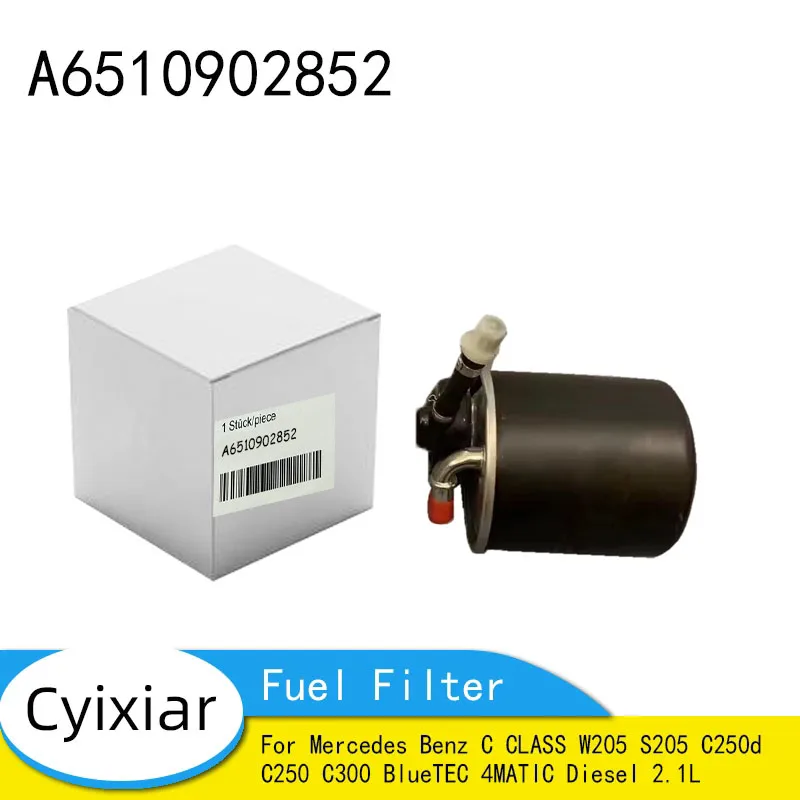 

Топливный фильтр A6510902852 6510902852 для Mercedes Benz C CLASS W205 S205 C250d C250 C300 BlueTEC 4MATIC Diesel 2.1L