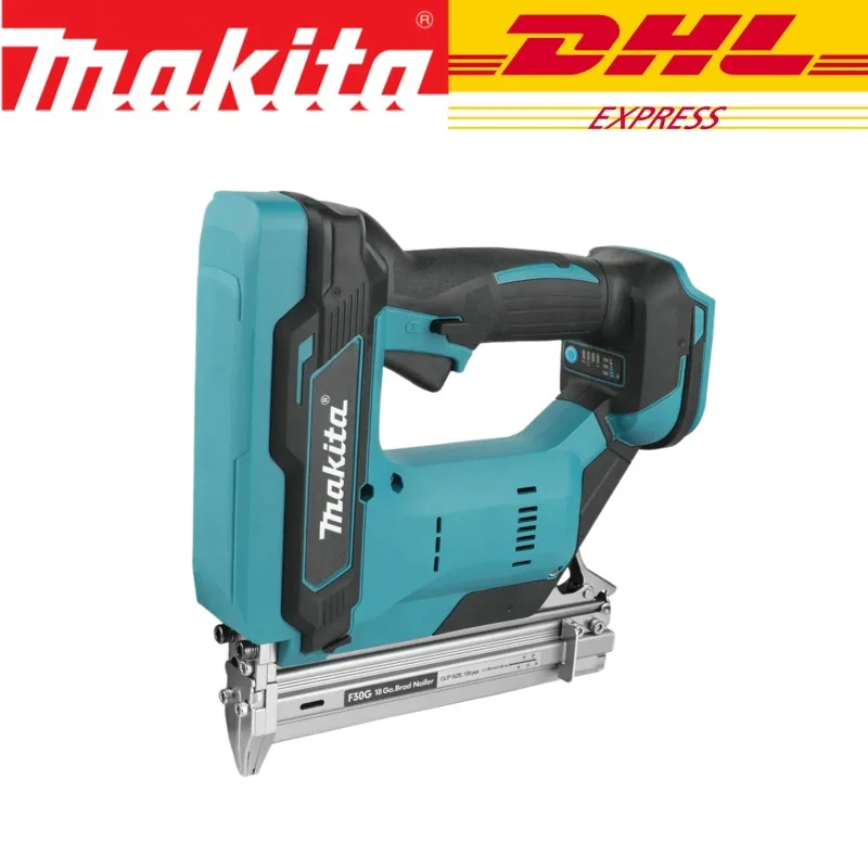 Originele Makita DFN350 draadloze spijkerpistool voor spijkers van 15-35 mm, lichtgewicht en compact voor trim- en afwerkingswerkzaamheden in de timmerbouw