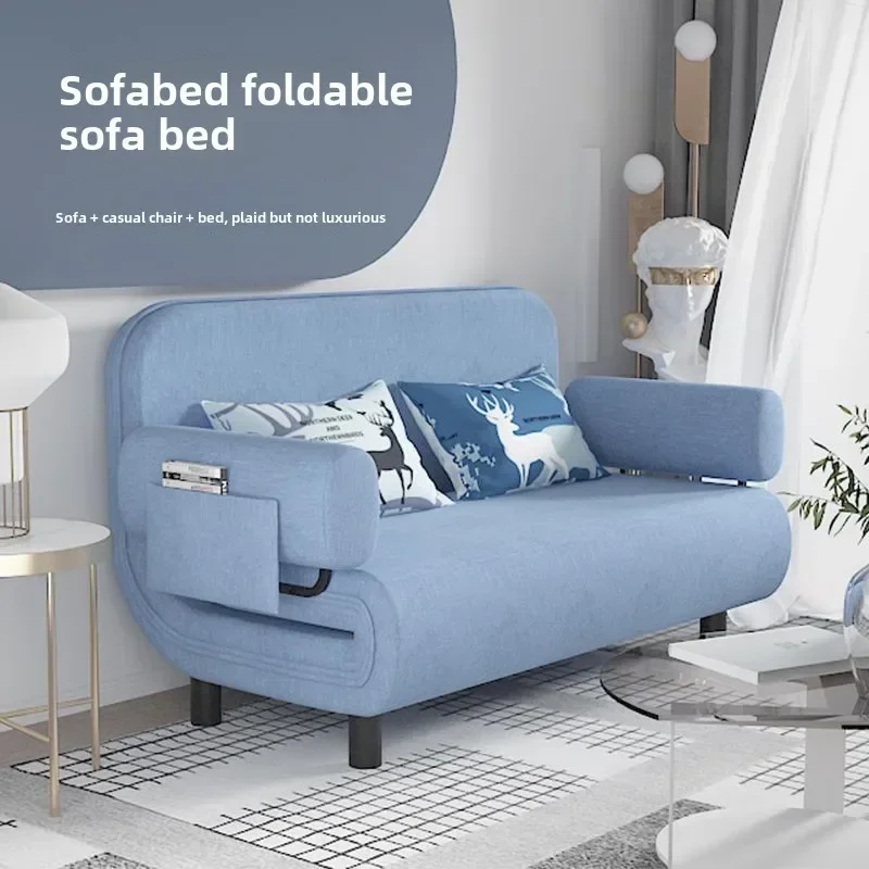 Folding sofa bed dual-purpose leisure Internet celebrity sofa nap simple sofa small apartment multi-functional simple bed