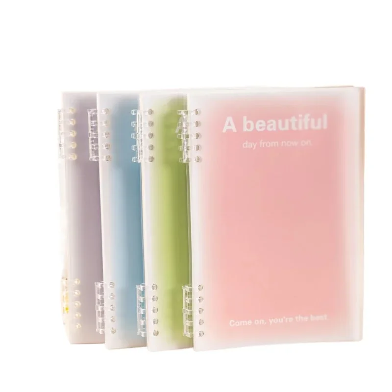 A5 B5 Binder Notebook Loose Leaf 60 Sheets Line With Gifts Kawaii Korean Stationery School Supplies Note Pads Students Writing