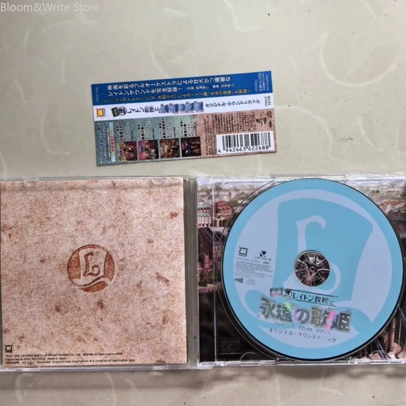 Anime Professor Layton and The Eternal Diva Tomohito Nishiura Music CD Greatest Hits OST Album Music Record Soundtracks Box