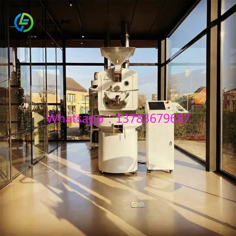Customized Factory Sample Tostadora De Cafe Industrial Commercial 6Kg 10Kg 12Kg Coffee Bean Roasting Coffee Roaster Machine