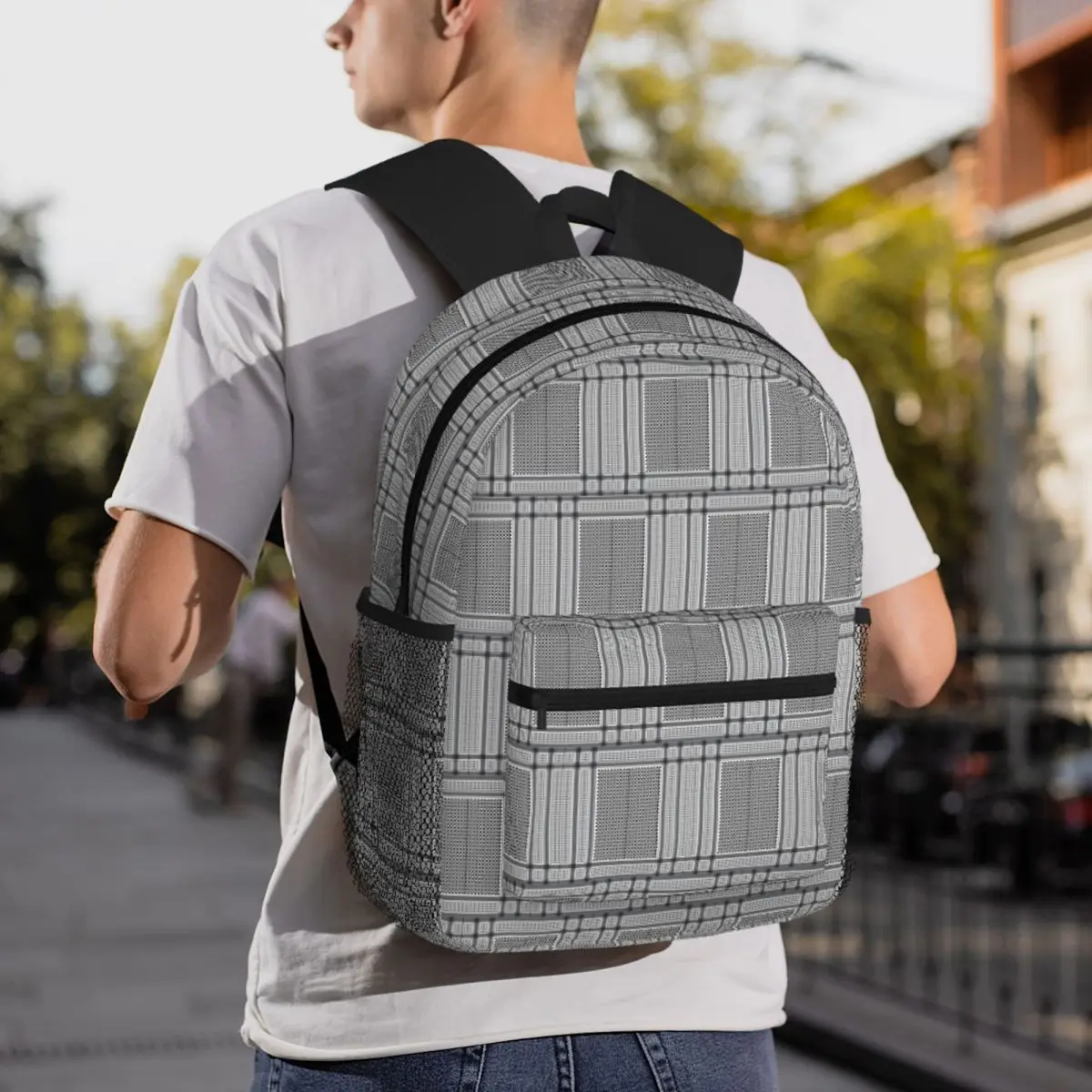 Il moderno zaino per studenti Keffiyeh, borsa da scuola, escursionismo, viaggio, zaino per ragazzi e ragazze, borse a tracolla alla moda