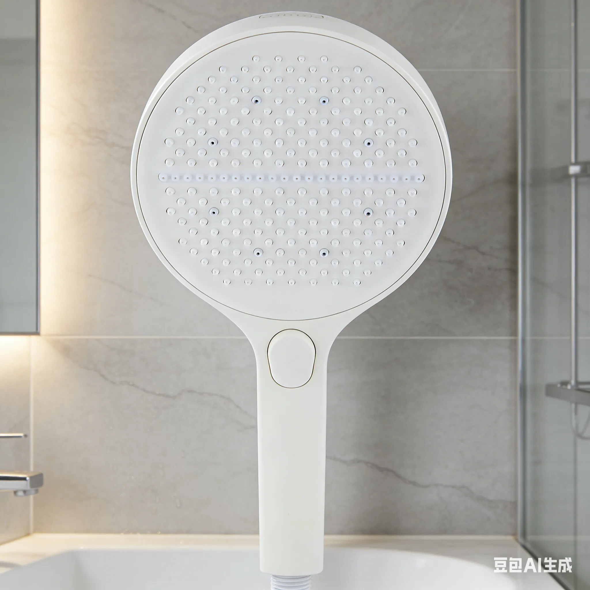 

High-Pressure Showerhead Set Handheld Spray Gun with AntiClogging Nozzle, Low Water Pressure Solution, Easy Install for Bathroom