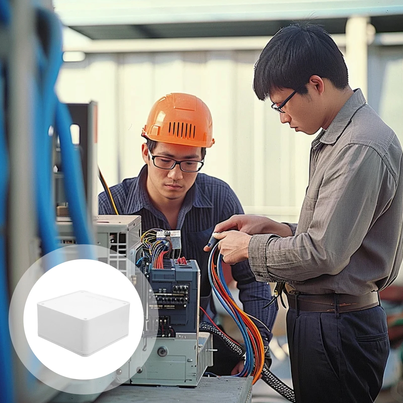 PVC Junction Box Waterproof Boxes Electrical Cable Plastic Project for Electronics Case Housing