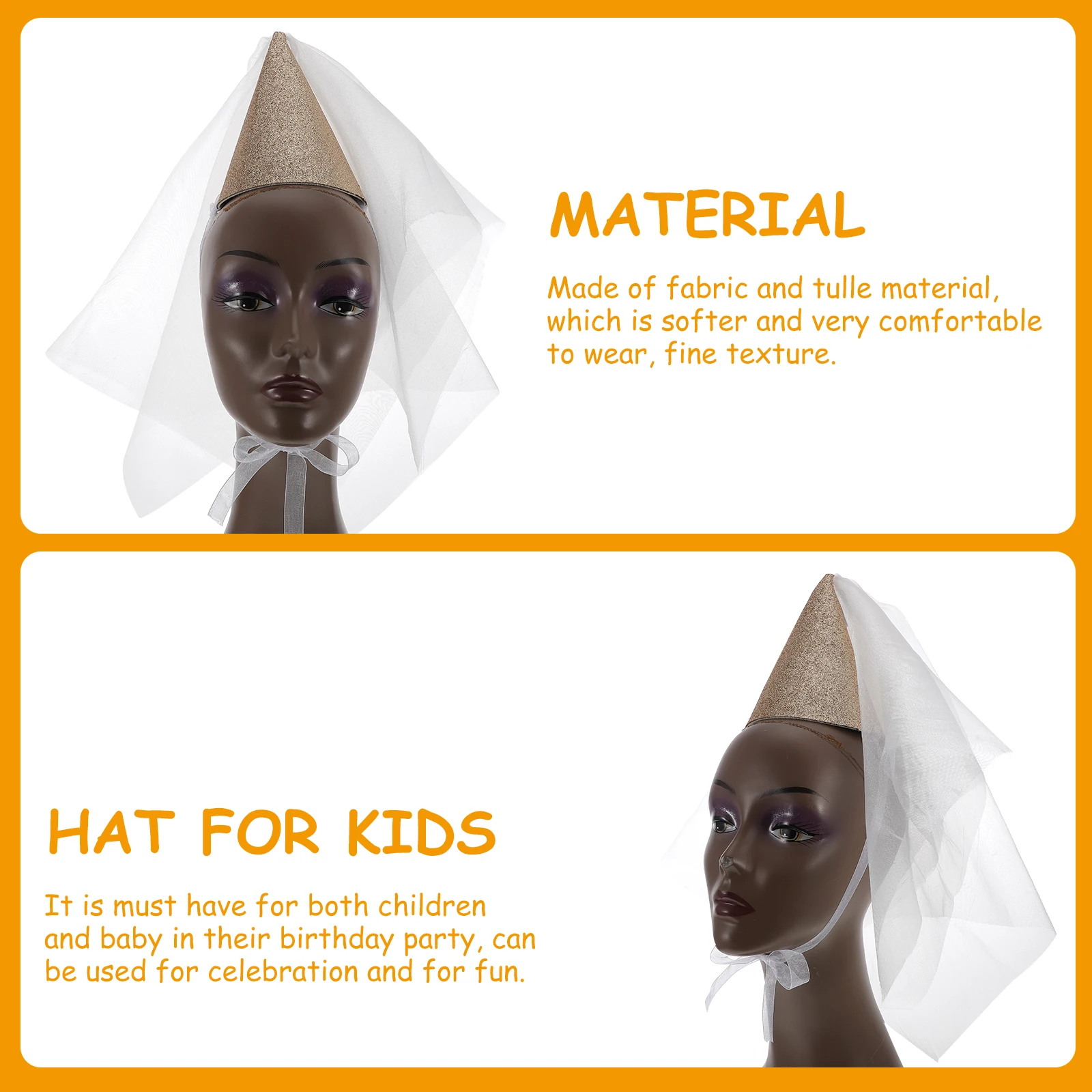 

Birthday Cone Sequins Party Birthday Cone Hat Hat For Photo Prop Festive Celebration Accessory