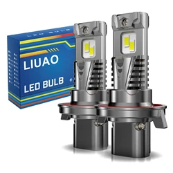 Newest H13 LED Bulbs,26000 LM 600% Super Bright 9008 Bulbs,6,500K Cool White Bulb,Plug And Play,IP68 Waterproof ,Pack Of 2