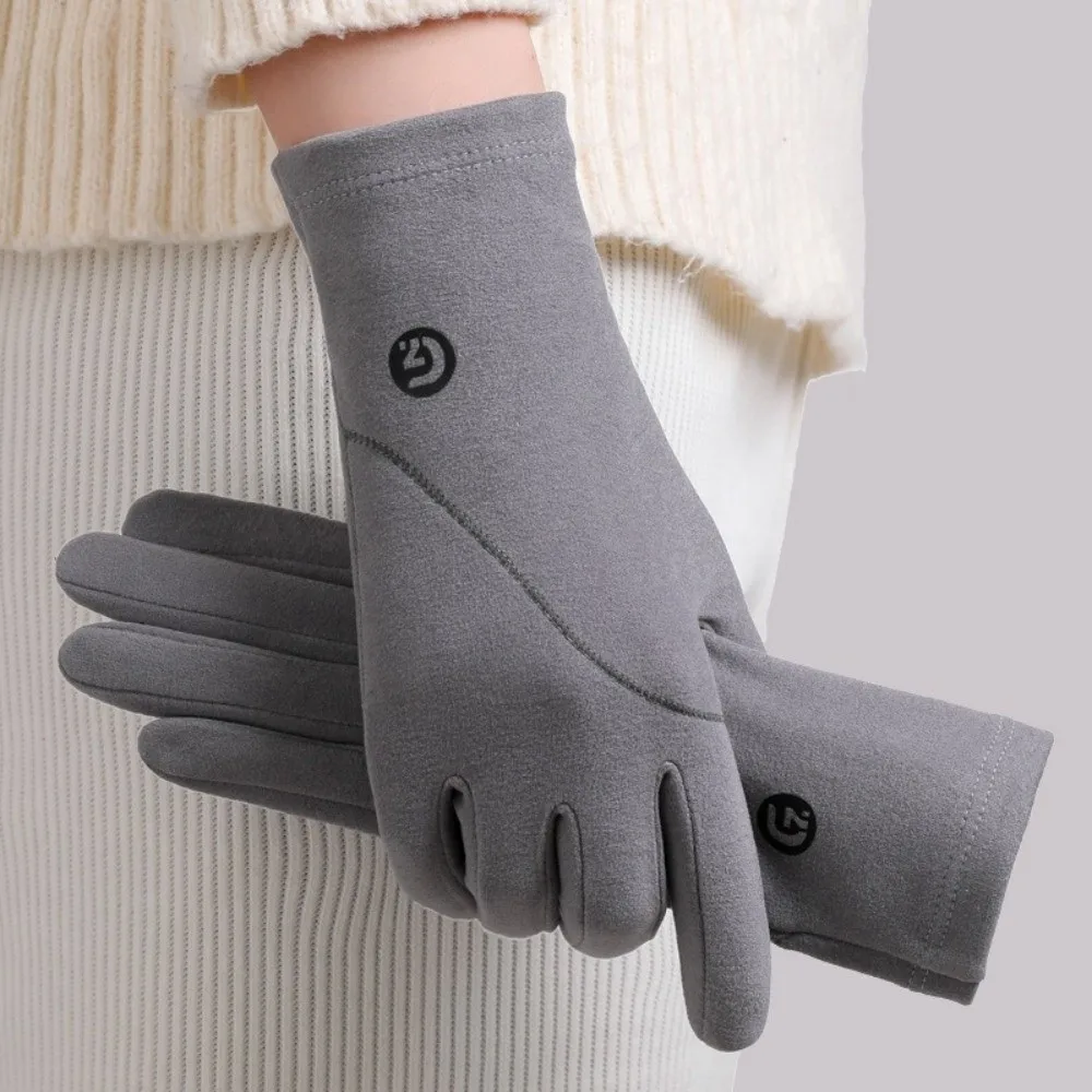 New Dralon Winter Gloves Warm Touchable Screen Driving Mittens Coldproof Windproof Windproof Cold Proof Gloves Autumn and Winter