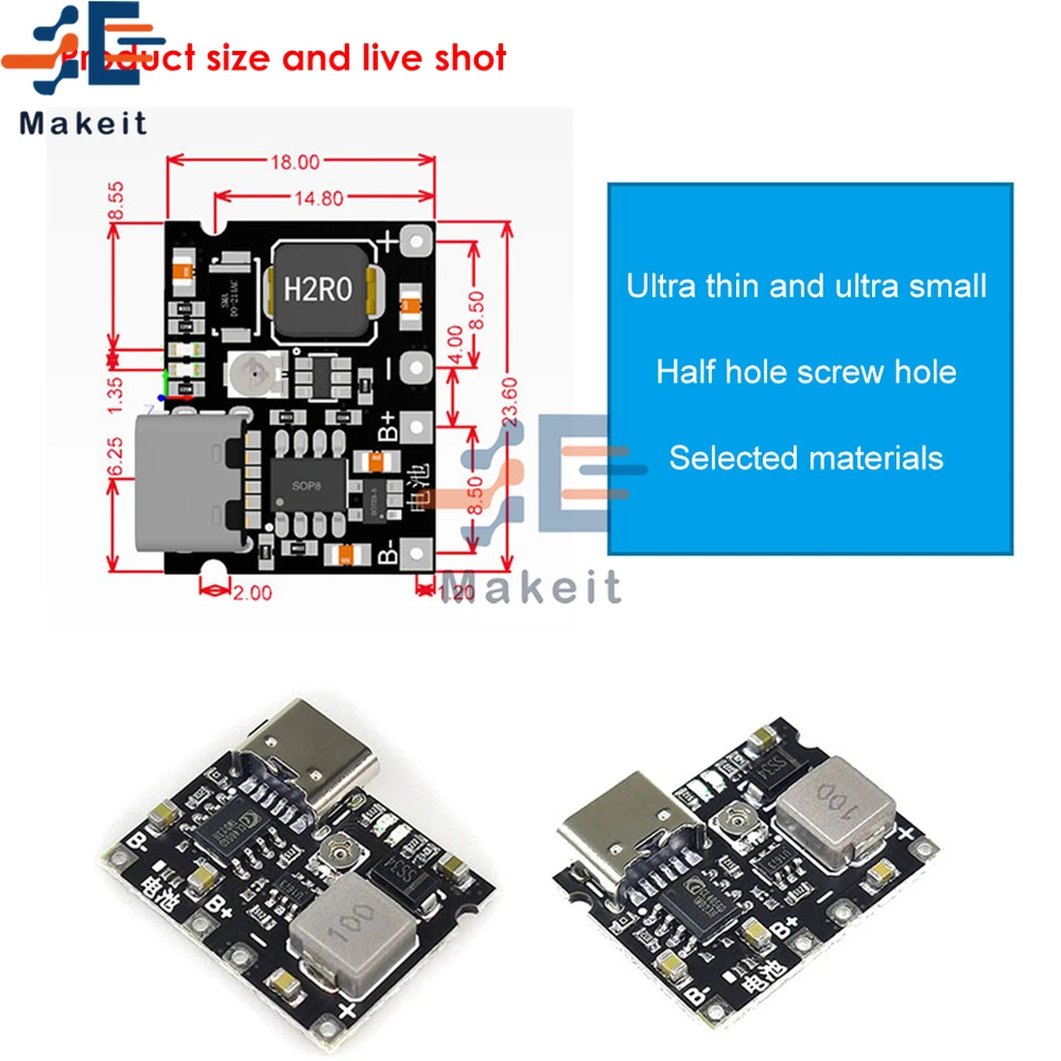 40 Piezas De Placa Convertidora De CC Mini De 3,7 V A 12 V, Salida De 5 V 8 V 9 V 12 V Cc Modulo Elevador Modulo Elevador De Bateria De Litio